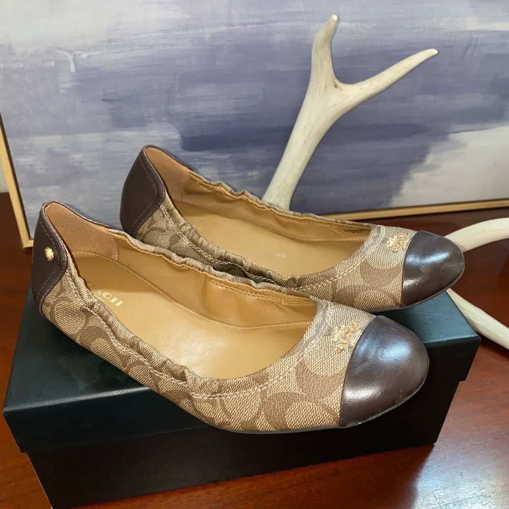 Coach ballet flats